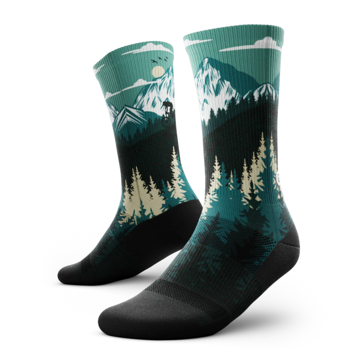 "Free Ride" Performance Crew Running Socks by Outway