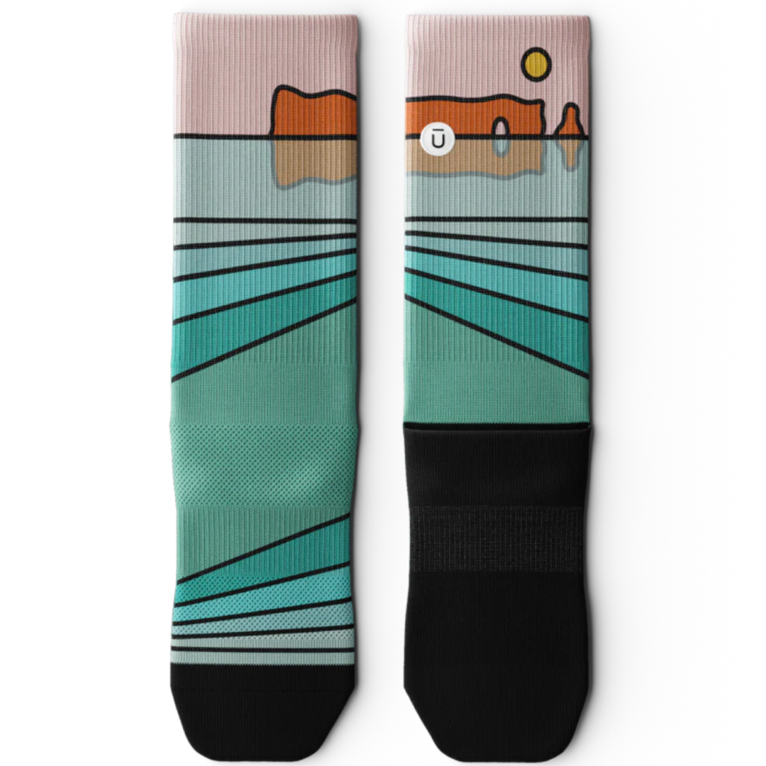 "Perce" Performance Crew Running Socks by Outway