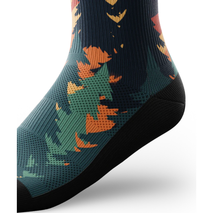 "Meandering" Knee High Compression Socks by Outway