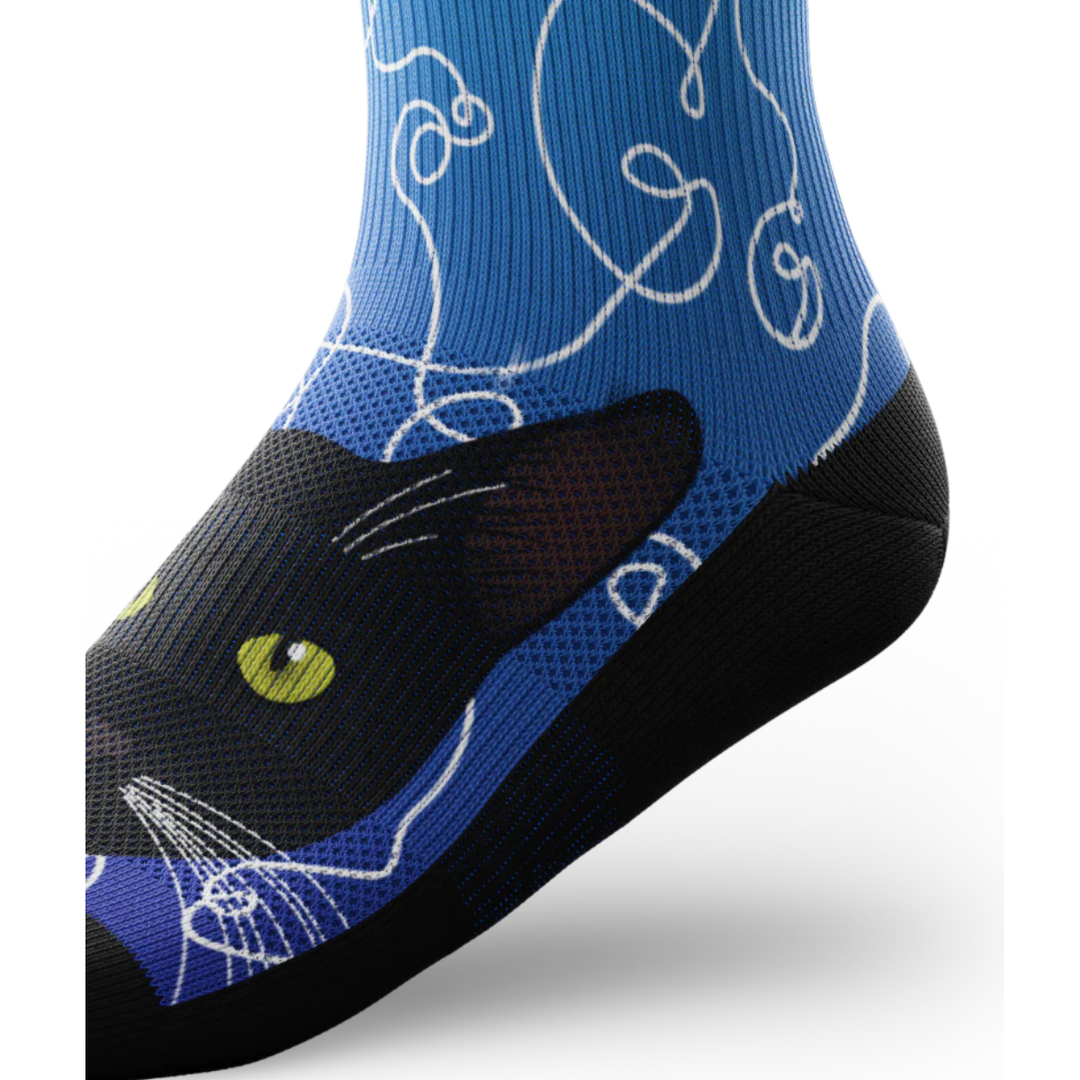 "Kitten Around" Knee High Compression Socks by Outway