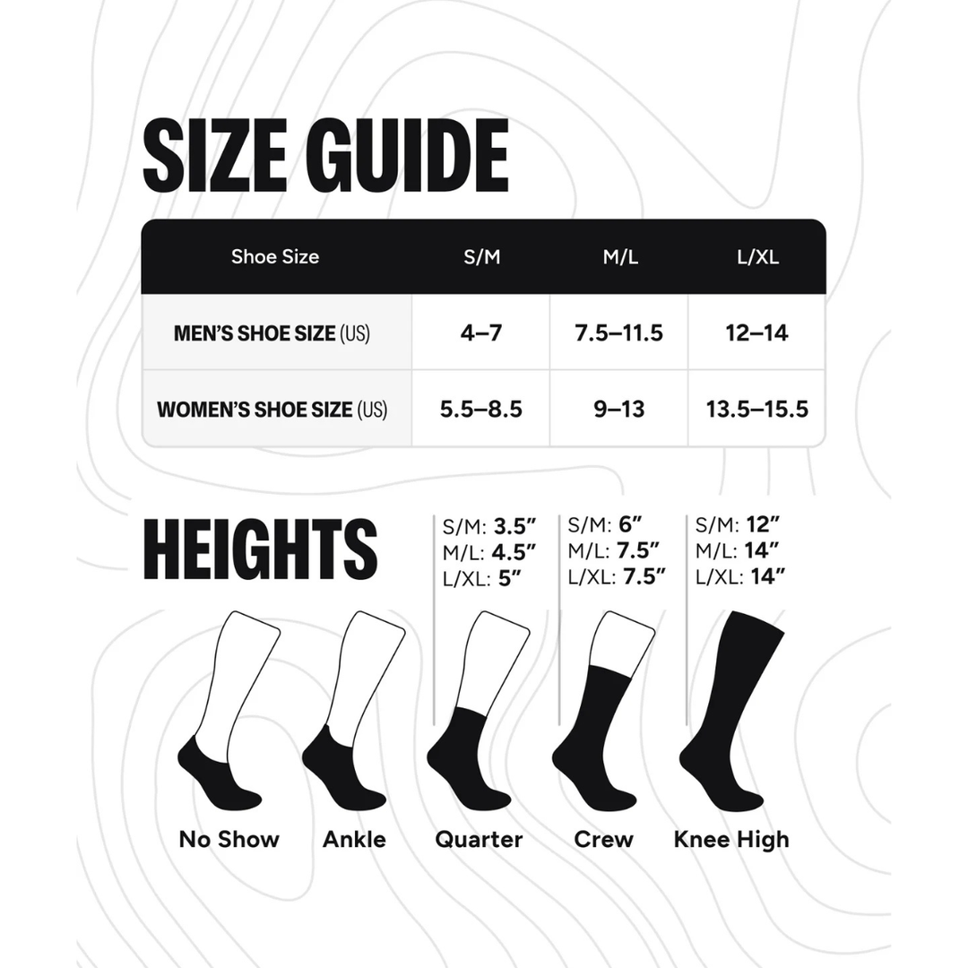 "Free Ride" Performance Crew Running Socks by Outway
