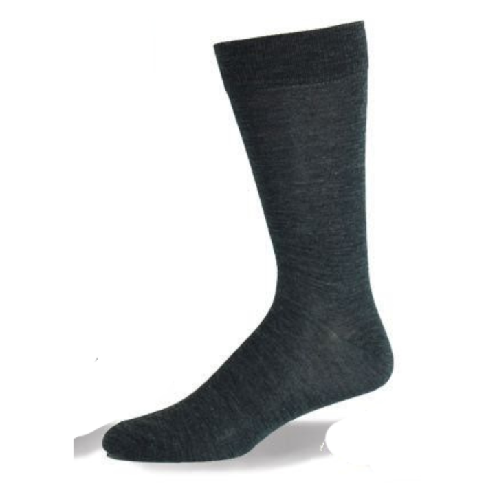 Chaussettes unies en laine mérinos Point Zero 