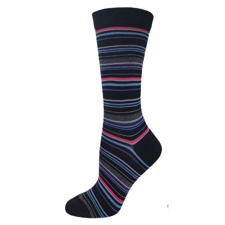 Chaussettes en coton « Chevron » par Key - Large 