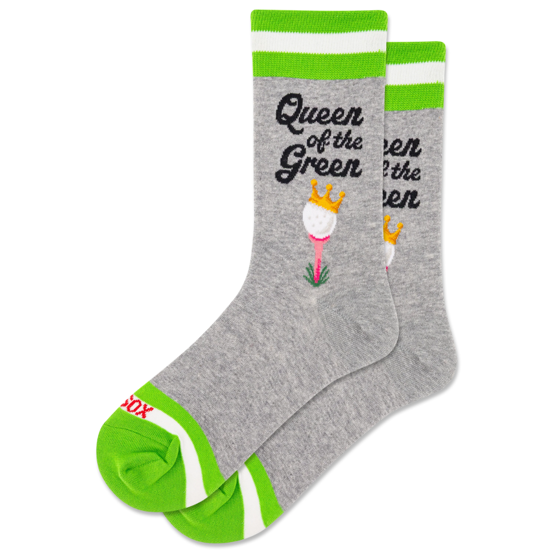 Chaussettes mi-mollet en coton « Golf Balls » Hot Sox - Taille L 