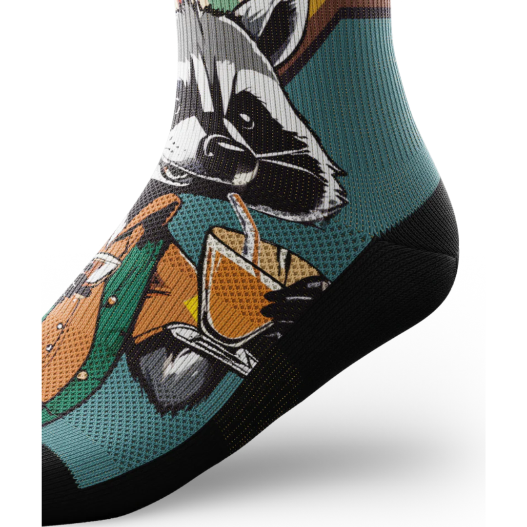 "Racuccino" Knee High Compression Socks by Outway