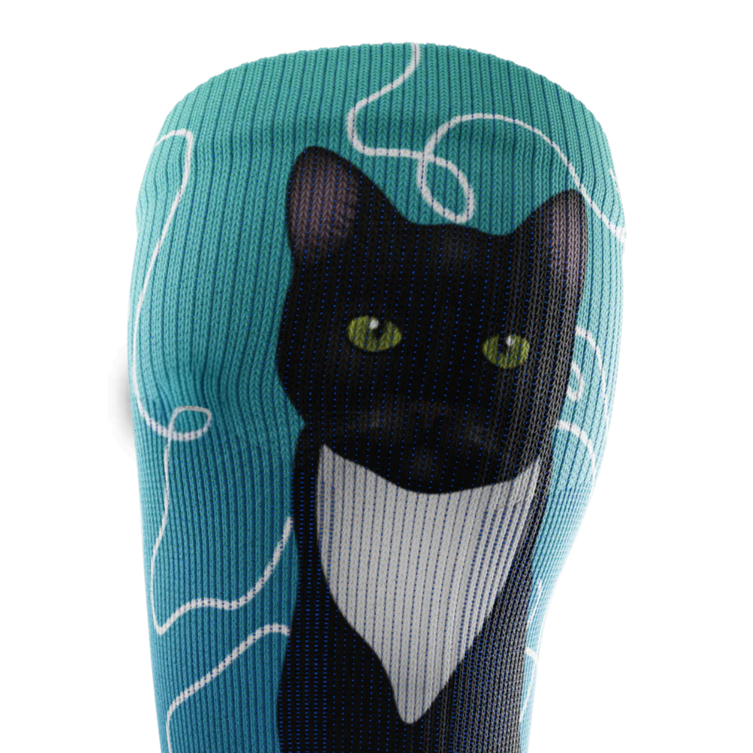 "Kitten Around" Knee High Compression Socks by Outway