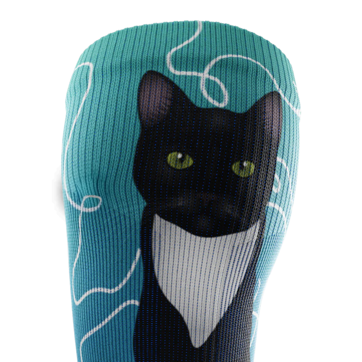 "Kitten Around" Knee High Compression Socks by Outway