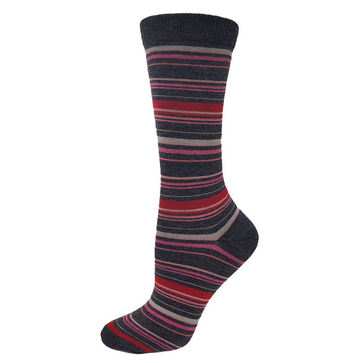 Chaussettes en coton « Chevron » par Key - Large 