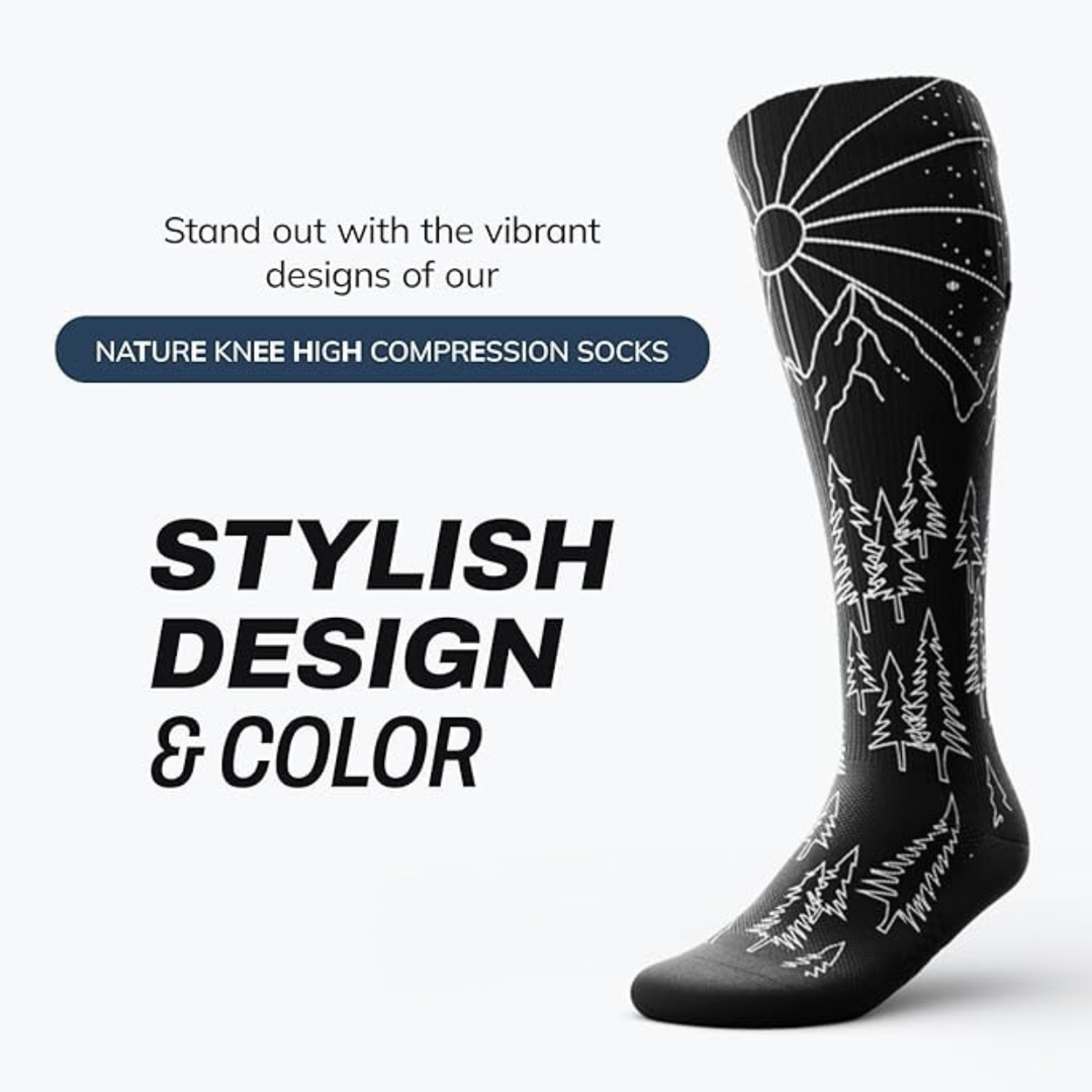 "Day 'N Night" Knee High Compression Socks by Outway