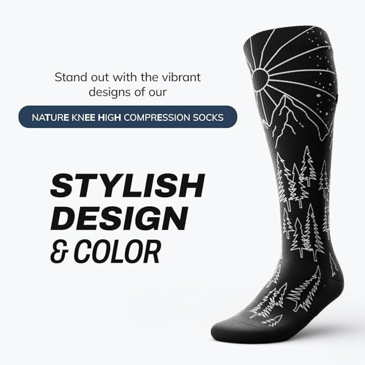 "Day 'N Night" Knee High Compression Socks by Outway