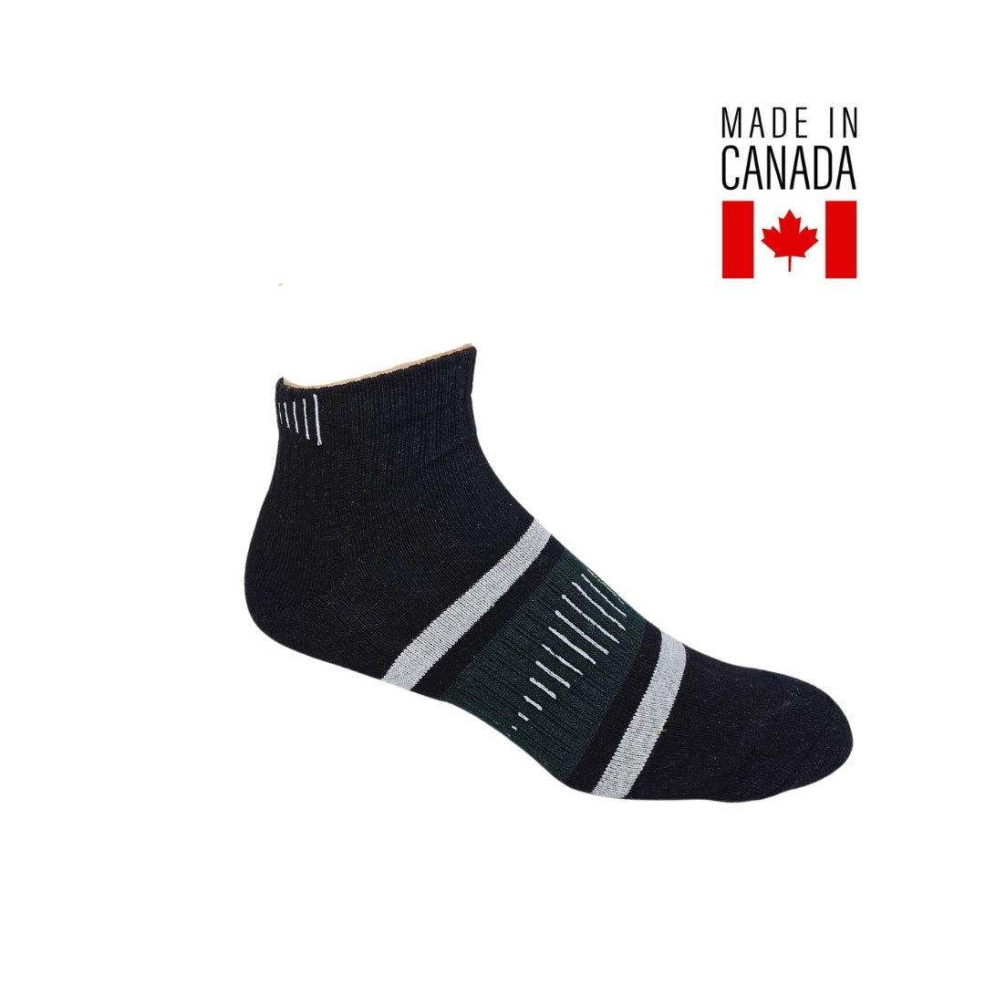 J.B. Field's 80% Organic Cotton Athletic Ankle Socks