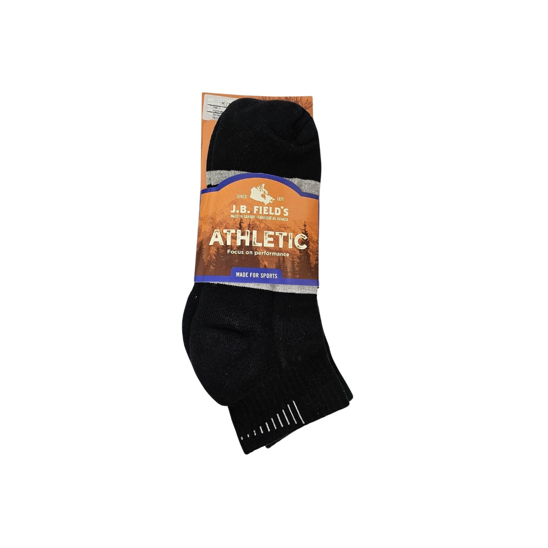 J.B. Field's 80% Organic Cotton Athletic Ankle Socks