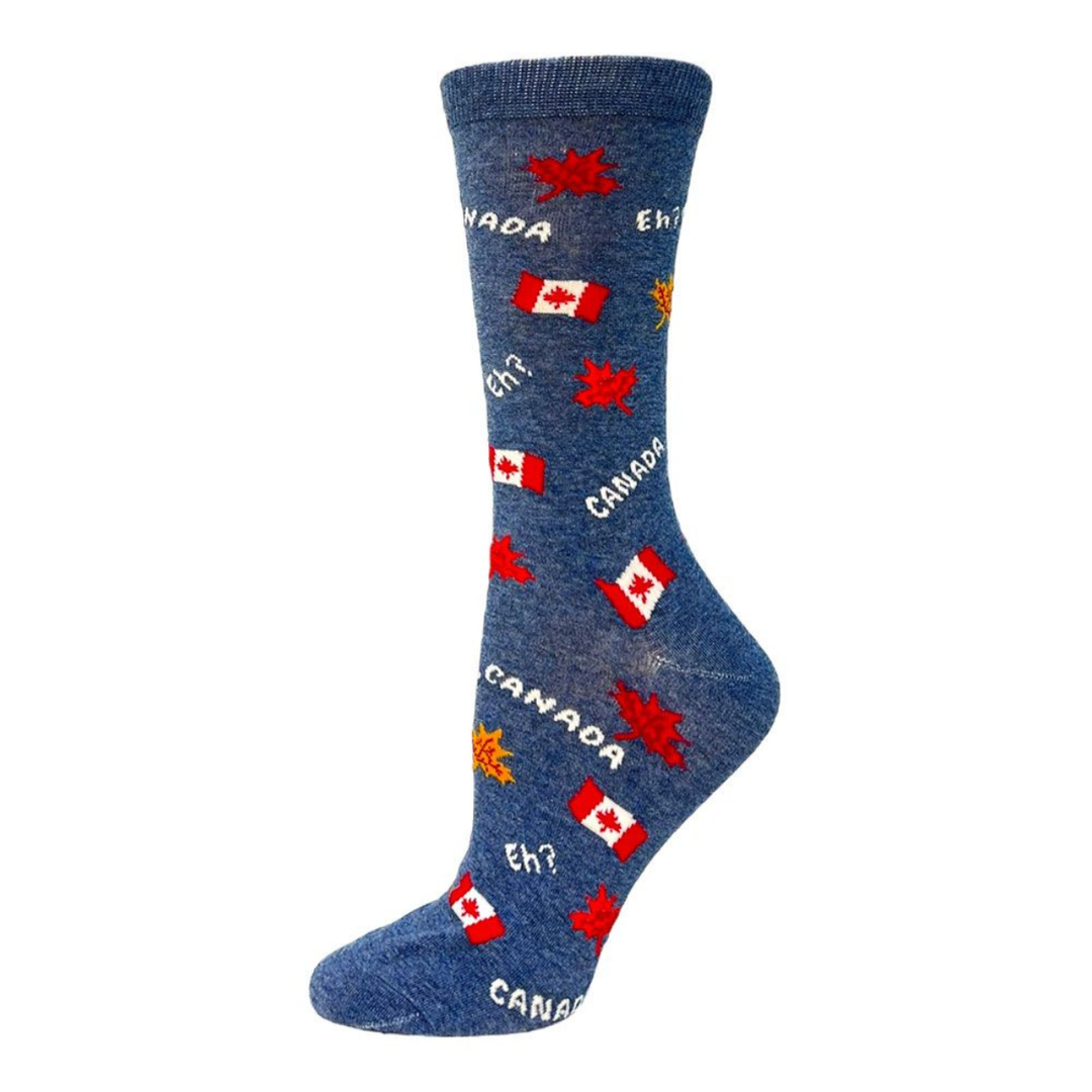 Chaussettes en coton « Toronto Canada » par Crazy Toes