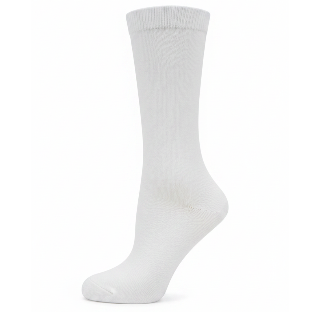 Chaussettes diabétiques côtelées en coton par Wellness - Grande 