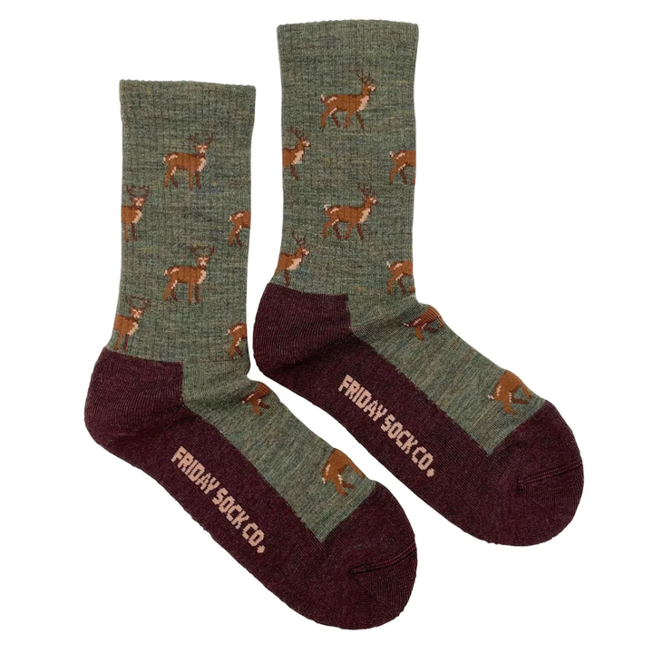 Chaussettes en coton à motif de paysage « Bouclier canadien » de Friday Sox Co