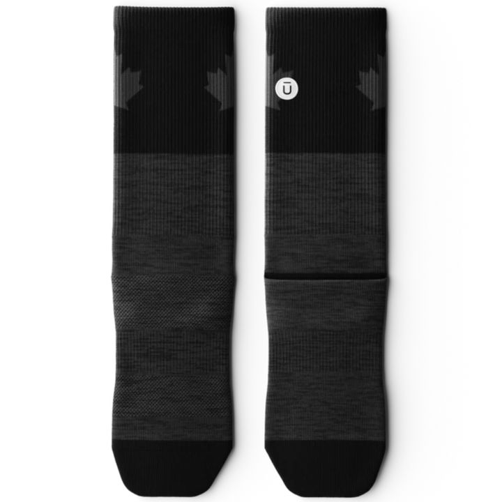 "Stealth North" Performance Crew Running Socks by Outway