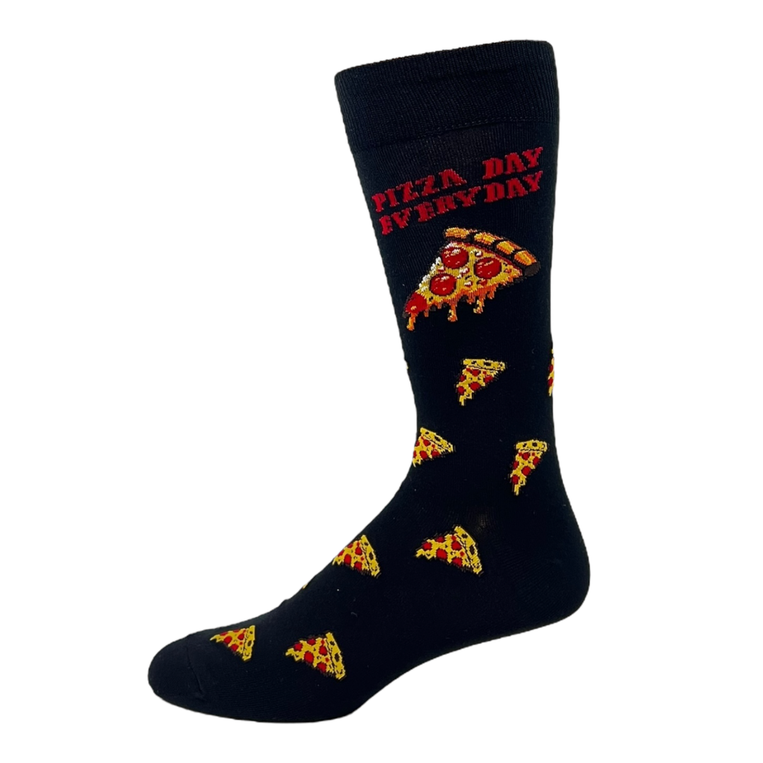 "Pizza" Cotton Socks by Crazy Toes - Large