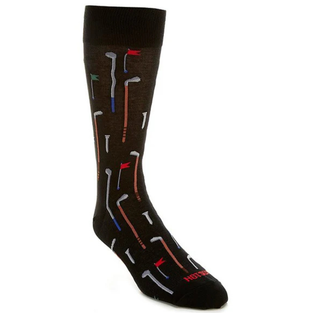 Chaussettes de golf en coton par Hot Sox - Taille L
