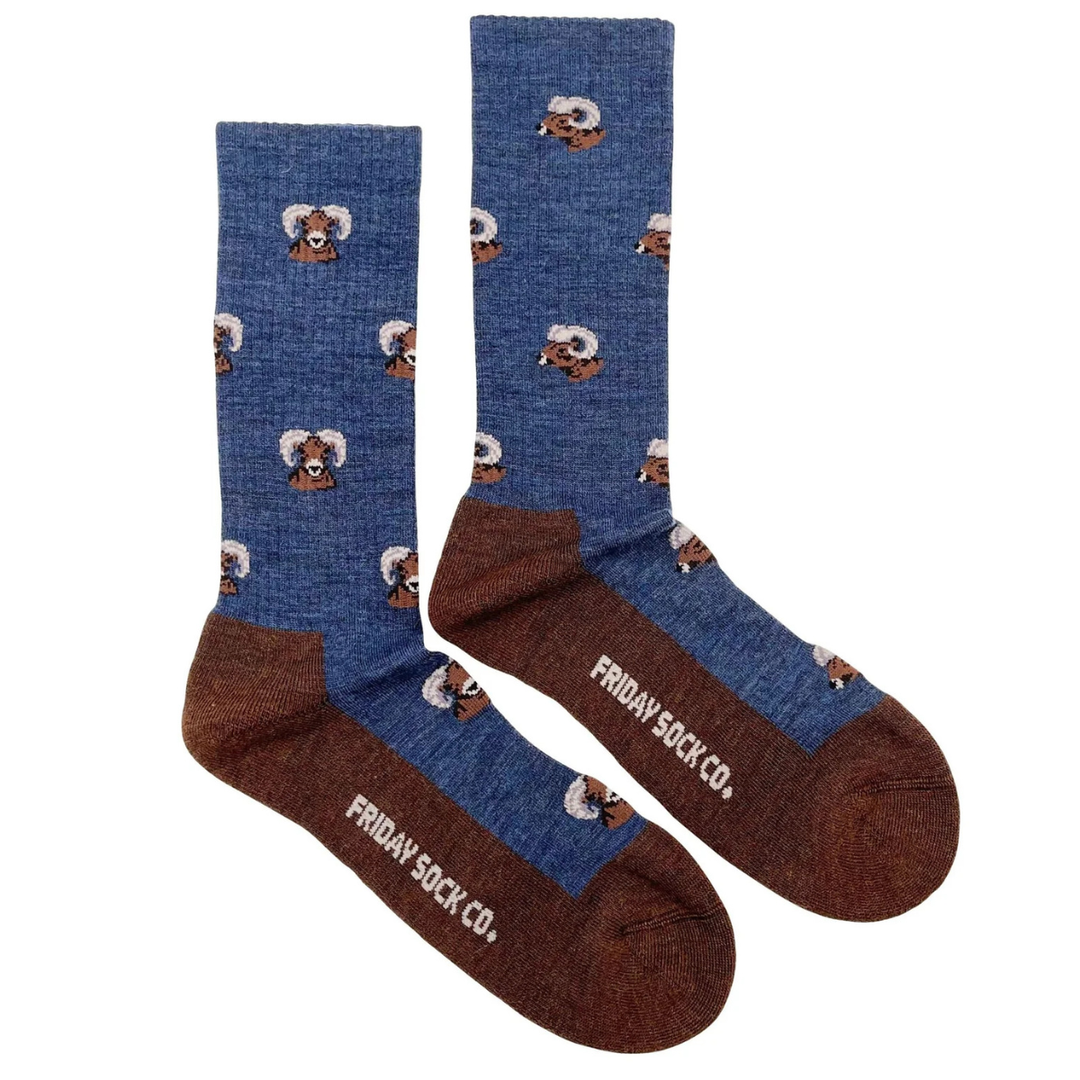 Chaussettes en coton à motif de paysage « Bouclier canadien » de Friday Sox Co