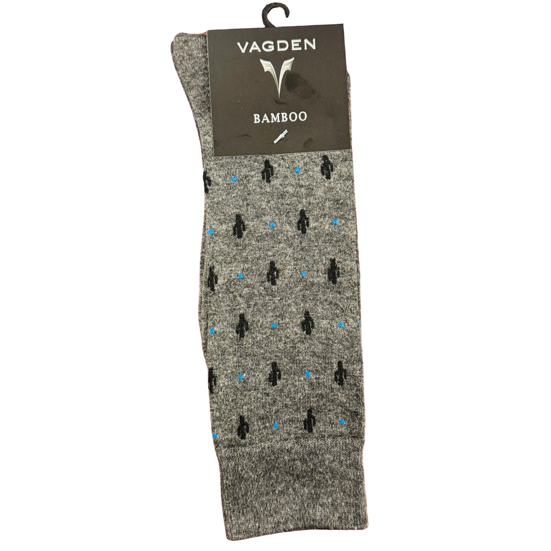 Chaussettes habillées en coton à motif « Check Plaid » pour hommes de Vagden 