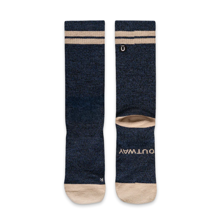 "Merino Crew Cobalt" Running Socks by Outway