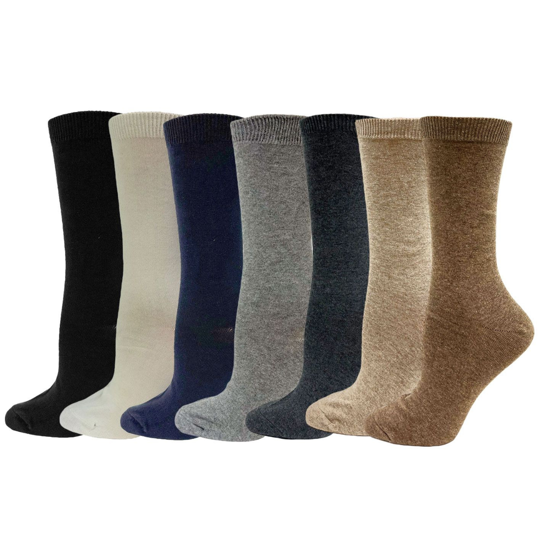 Chaussettes diabétiques côtelées en coton par Wellness - Grande 