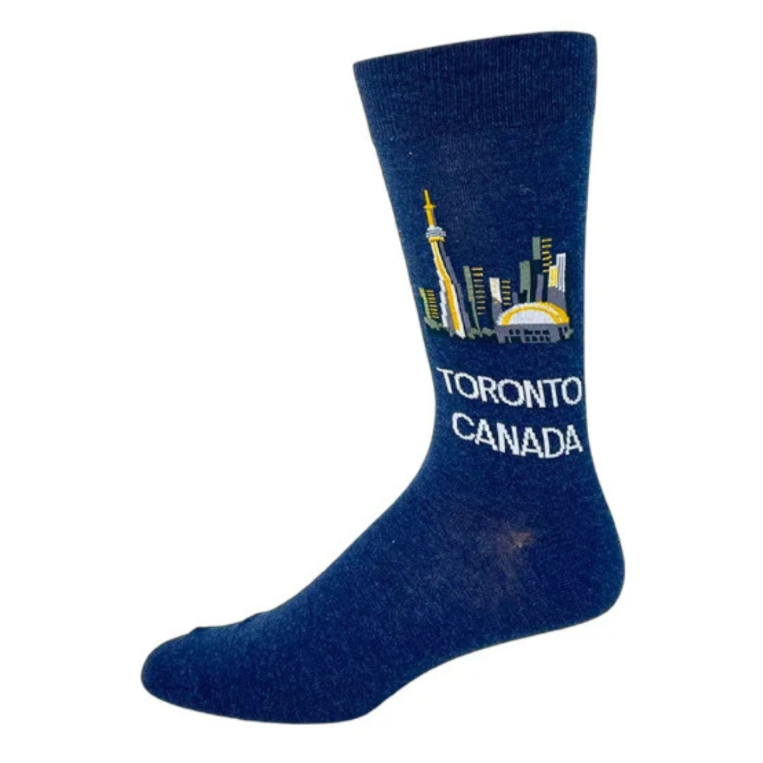 "Toronto" cotton crew socks by We will sock you