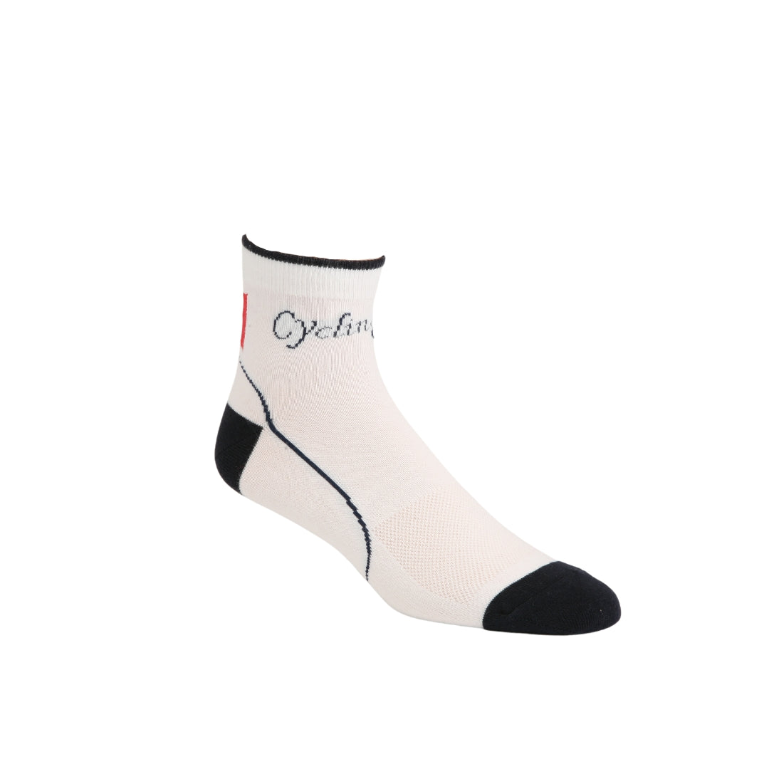 3 PAIR - J.B. Field's World Cycling 1/4 Length Athletic Sport Socks (CLEARANCE)