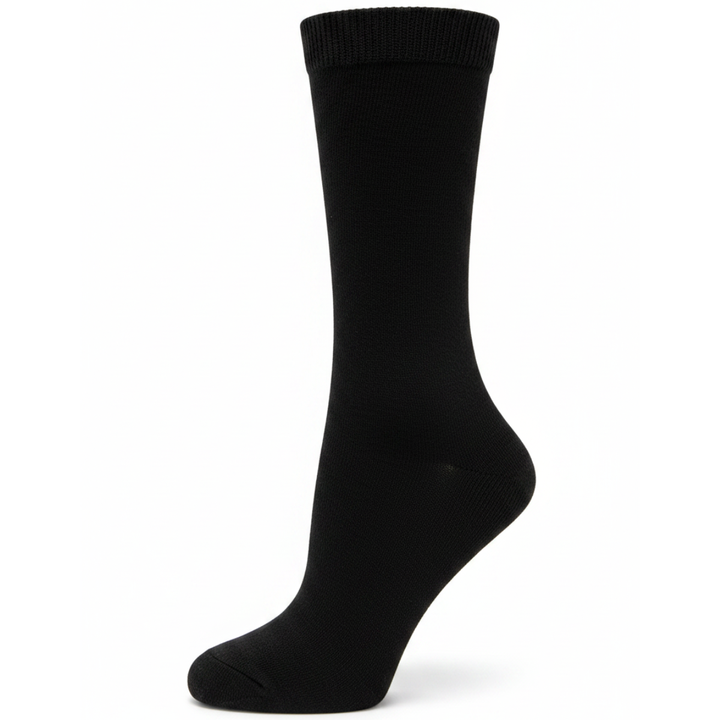 Chaussettes diabétiques côtelées en coton par Wellness - Grande 
