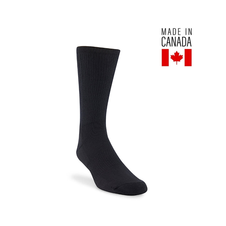 74% Merino Wool Hiking Sock Obsidian Black