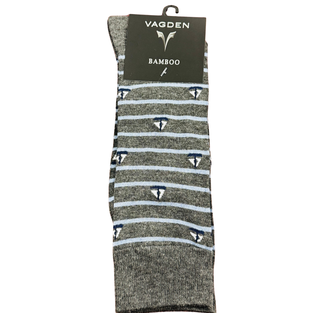 Chaussettes habillées en coton à motif « Check Plaid » pour hommes de Vagden 
