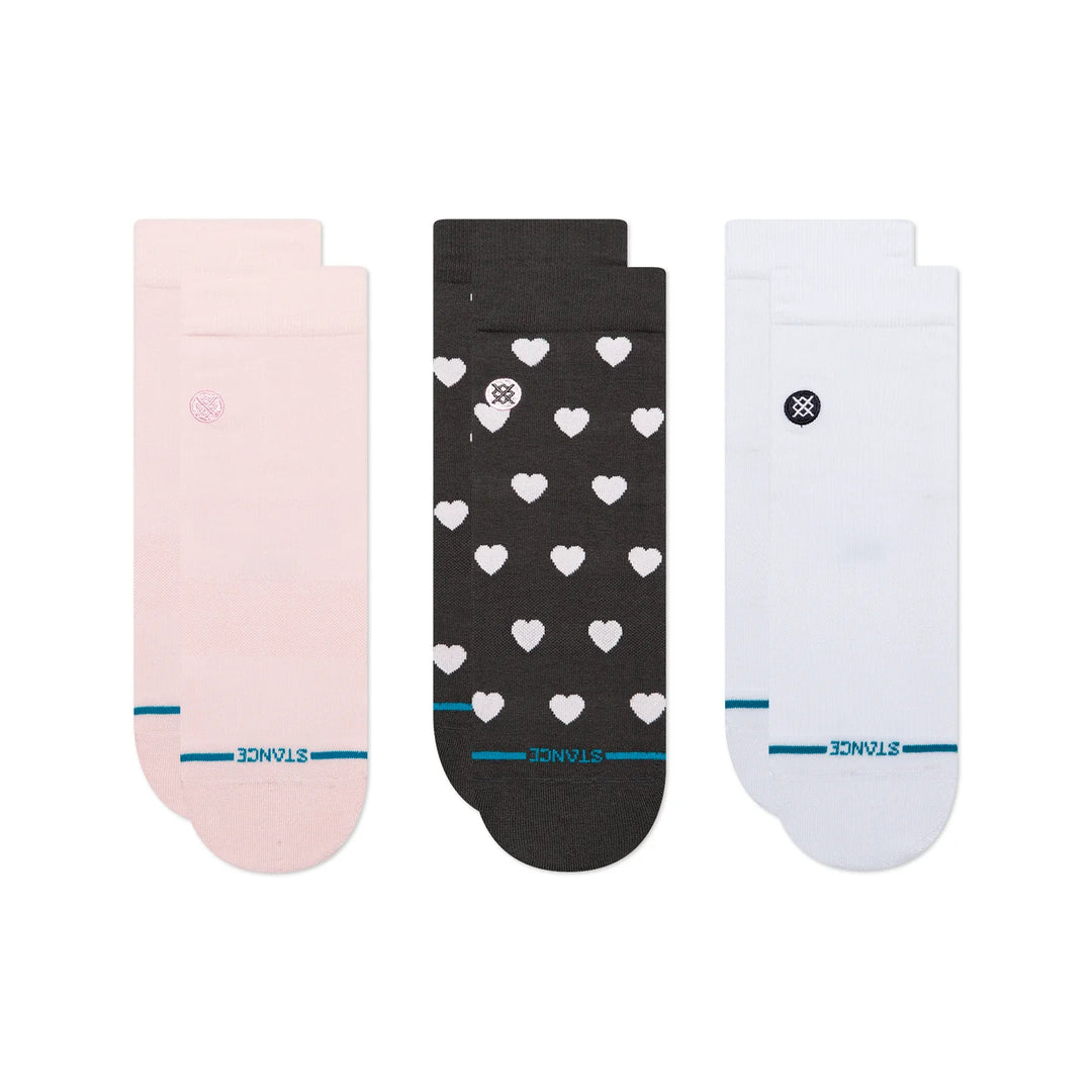 "Hearts Lowrider 3 Pack" Combed Cotton Socks by Stance