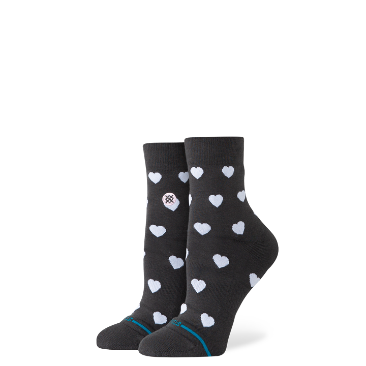 "Hearts Lowrider" Combed Cotton Socks by Stance