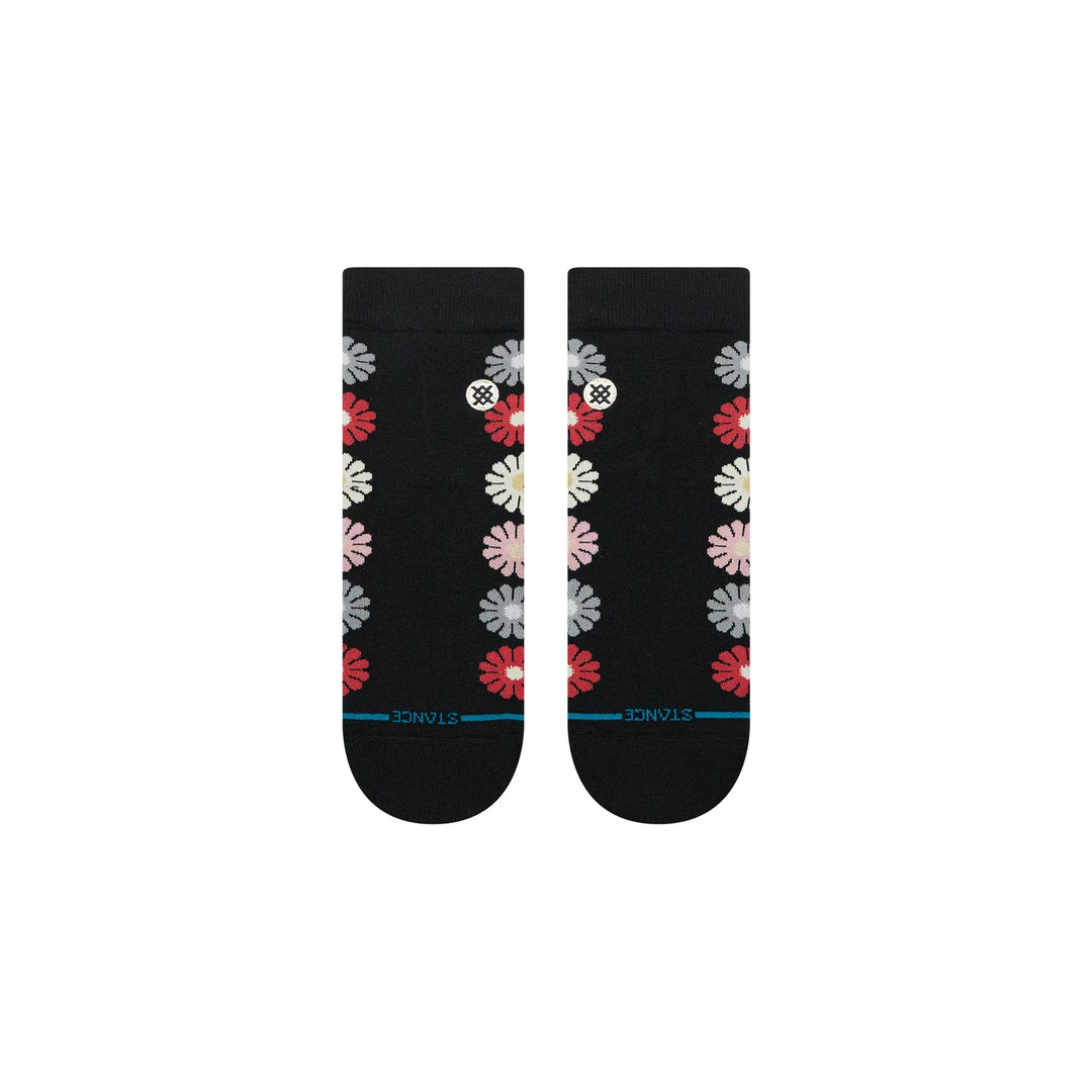 "Daisies" Combed Cotton Blend Quarter Socks by Stance - Women's