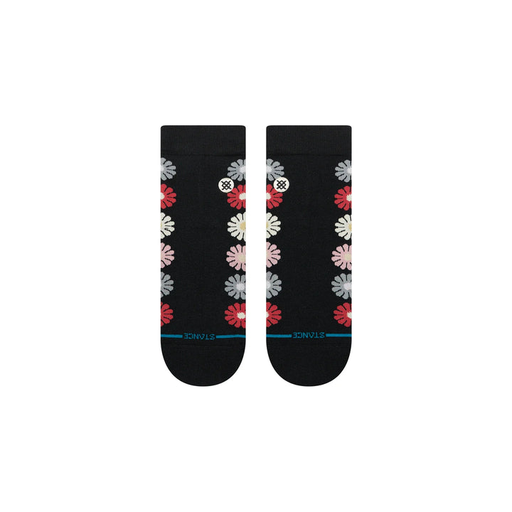 "Daisies" Combed Cotton Blend Quarter Socks by Stance - Women's