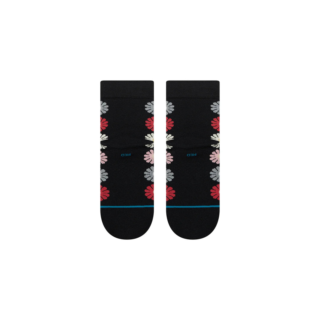 "Daisies" Combed Cotton Blend Quarter Socks by Stance - Women's