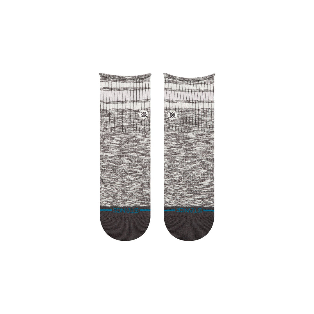 "Rolled Boyd Socks" Combed Cotton Blend Quarter Socks by Stance  - Women's
