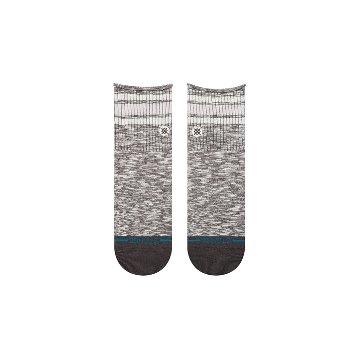 "Rolled Boyd Socks" Combed Cotton Blend Quarter Socks by Stance  - Women's