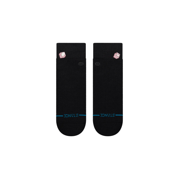"Dicey Waffle" Combed Cotton Blend Quarter Socks by Stance - Women's