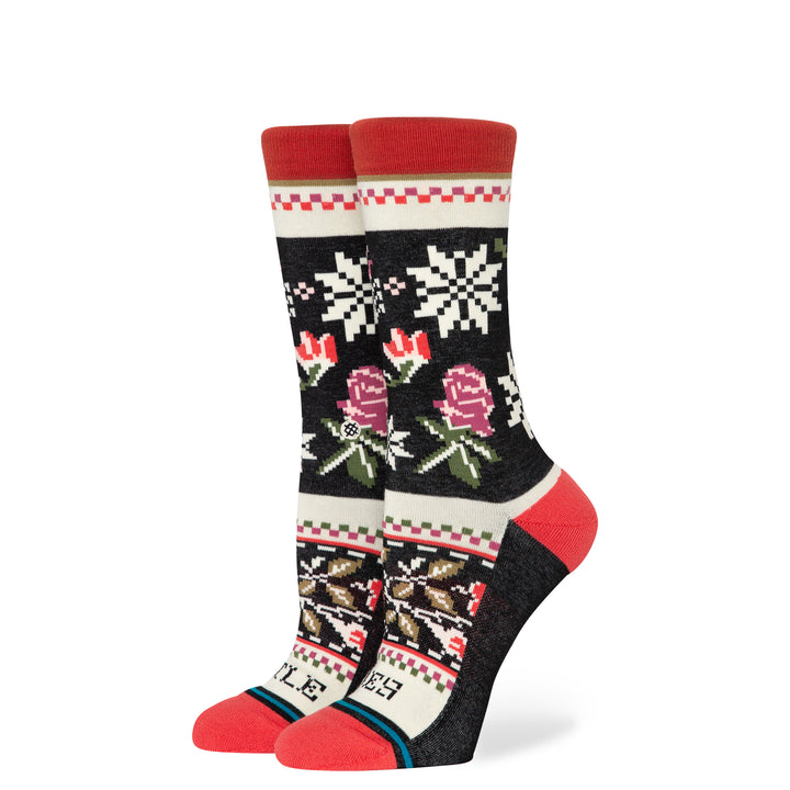 Chaussettes mi-mollet en coton peigné « Mistling Toes » de Stance 