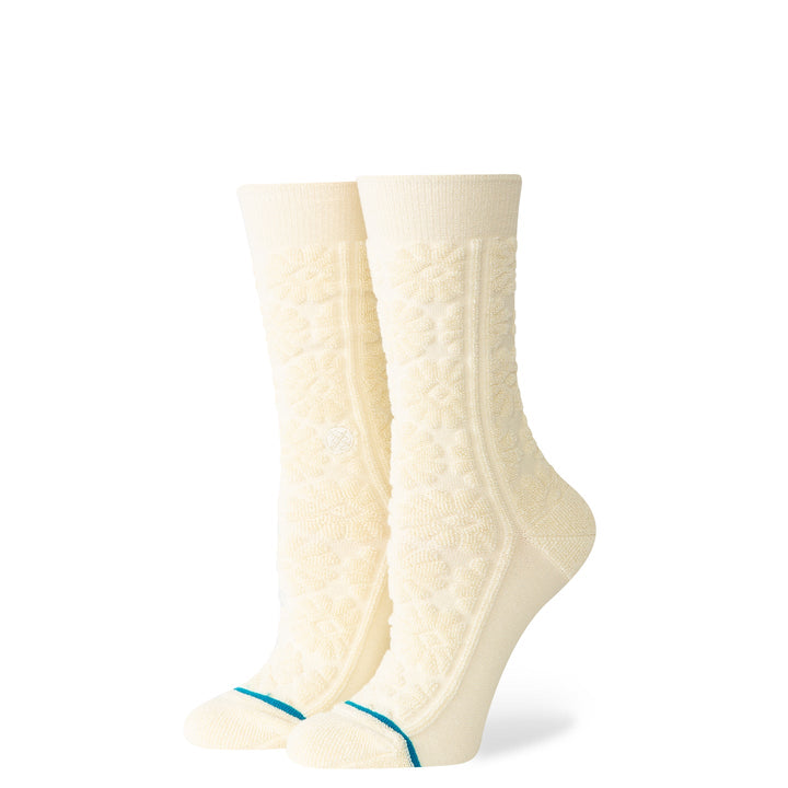 "Daisy Terry" Combed Cotton Casual Crew Socks by Stance- Women's