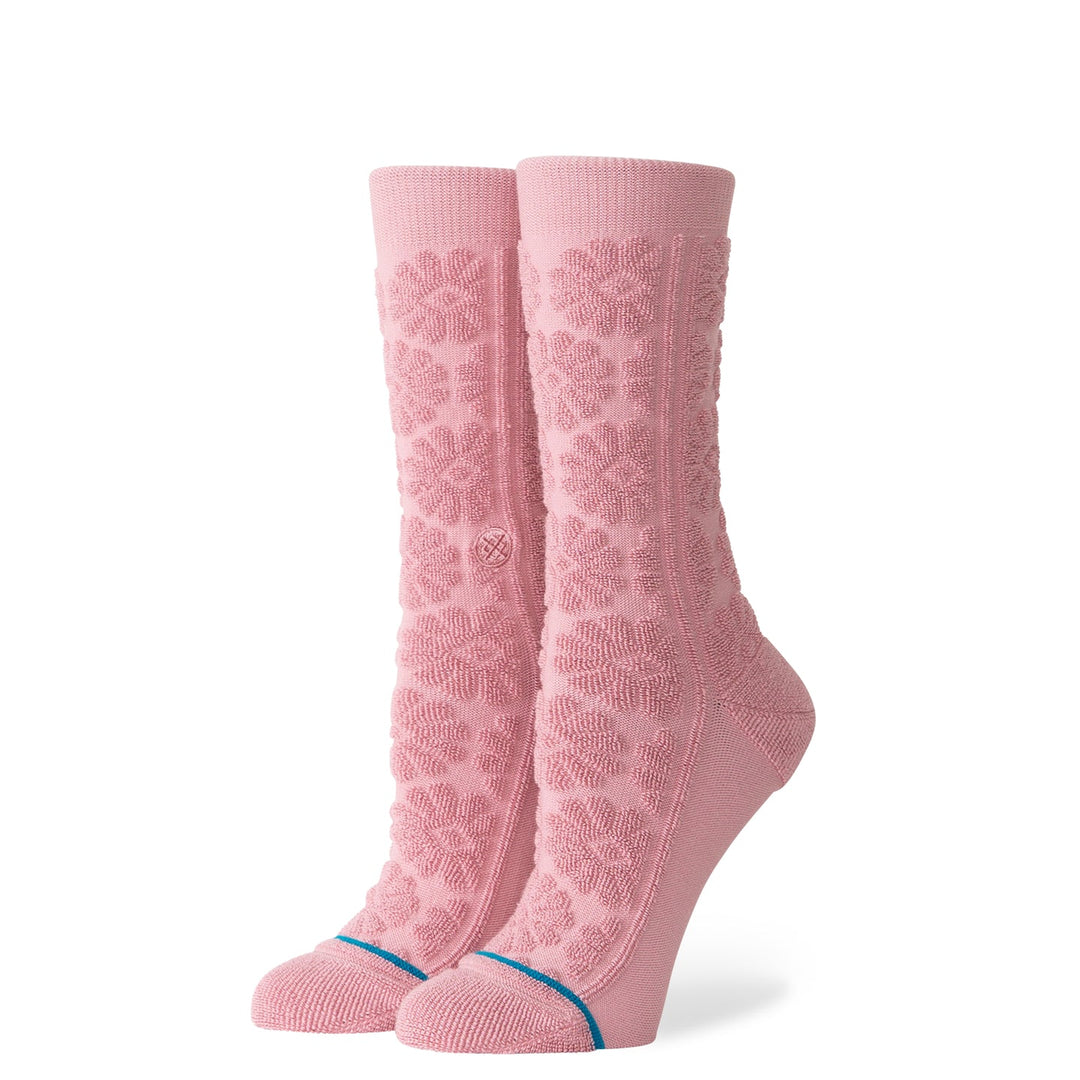"Daisy Terry" Combed Cotton Casual Crew Socks by Stance- Women's
