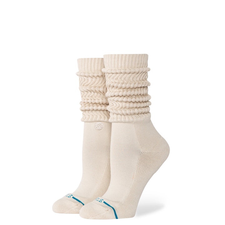 "Icon Slouch" Combed Cotton Blend Crew Socks by Stance
