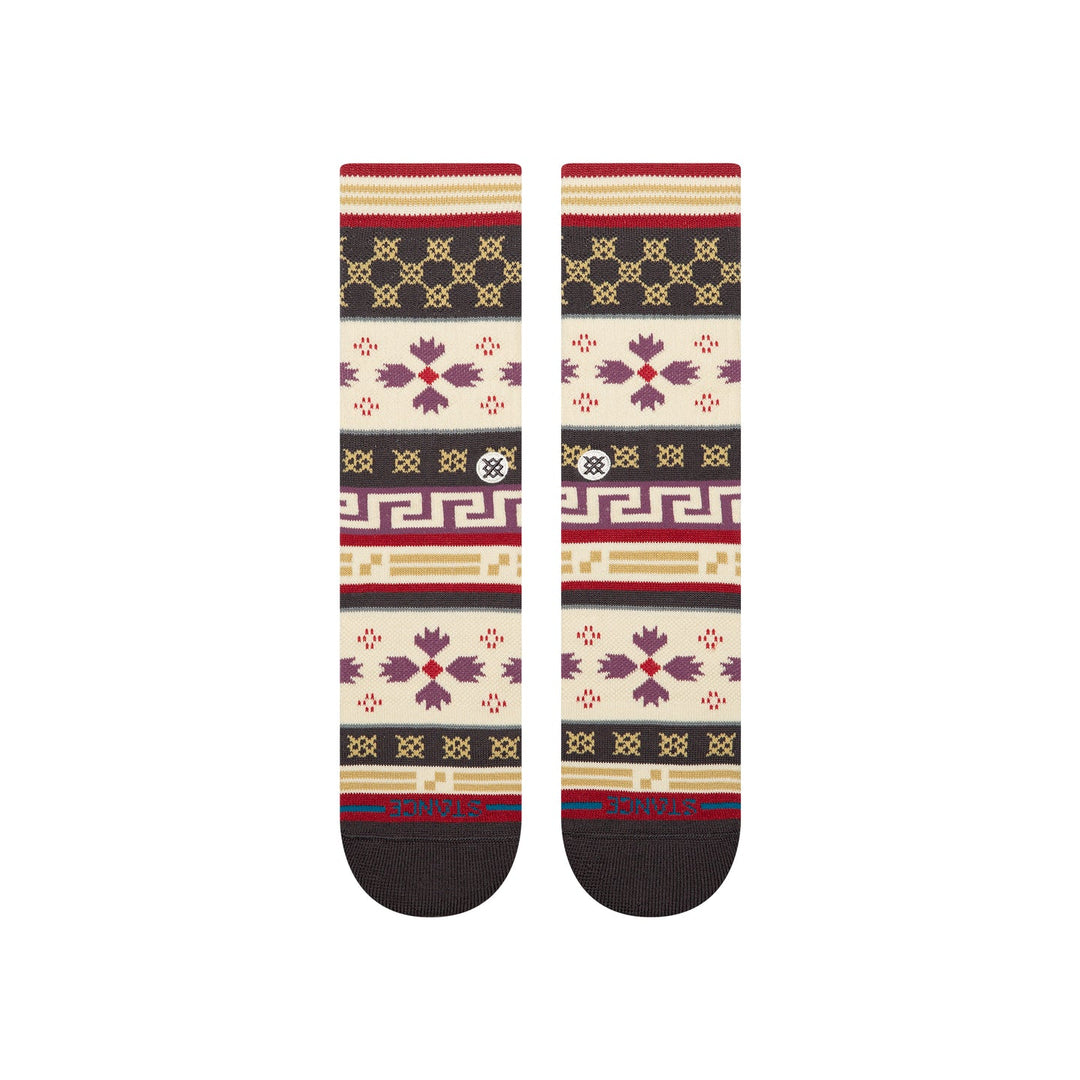 "Tis The Season" Combed Cotton Casual Crew Socks by Stance- Women's