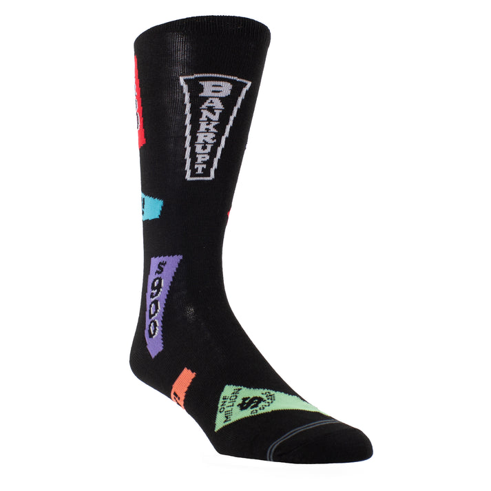 "Wheel of Fortune" Crew Socks by Perris - Large