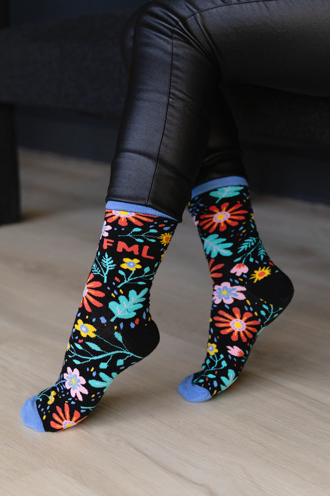 Chaussettes en coton Uptown Sox « FML » - Taille M