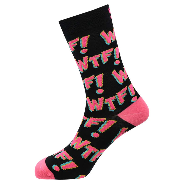 "WTF" Bamboo Crew Socks By Sexy Socks