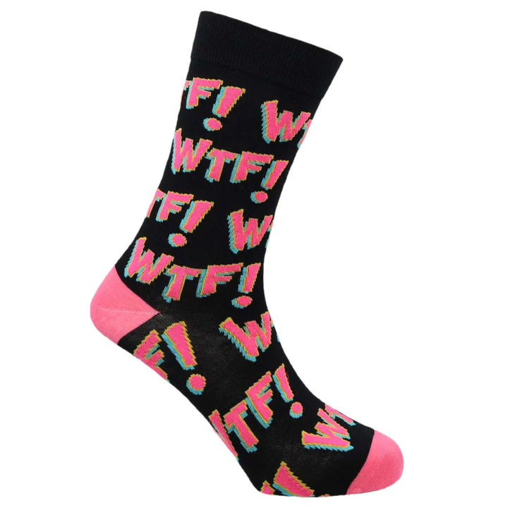 "WTF" Bamboo Crew Socks By Sexy Socks