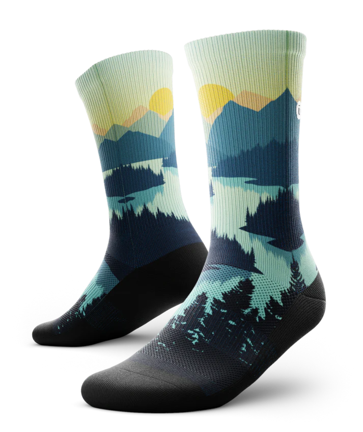 "Westward" Performance Crew Running Socks by Outway