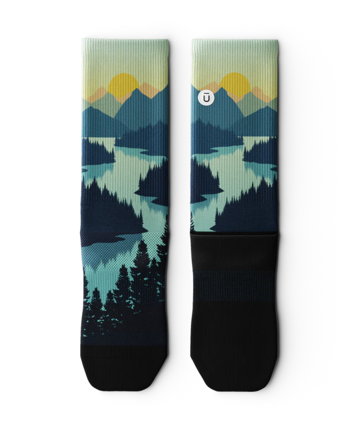 "Westward" Performance Crew Running Socks by Outway